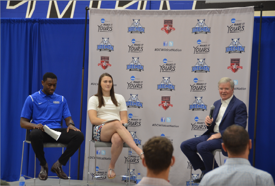 Daemen students host a town hall with NCAA President Mark Emmert