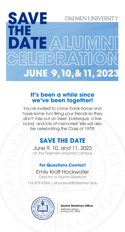 Alumni Celebration 2023 poster