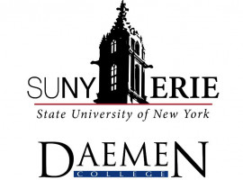 SUNY Erie and Daemen college logos