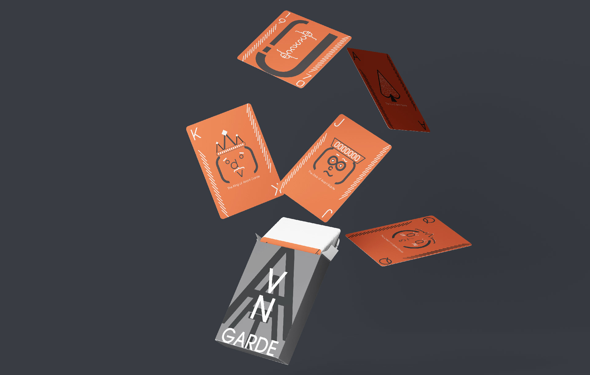 Stylized playing cards
