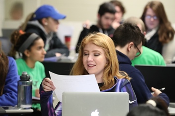 Student in Classroom
