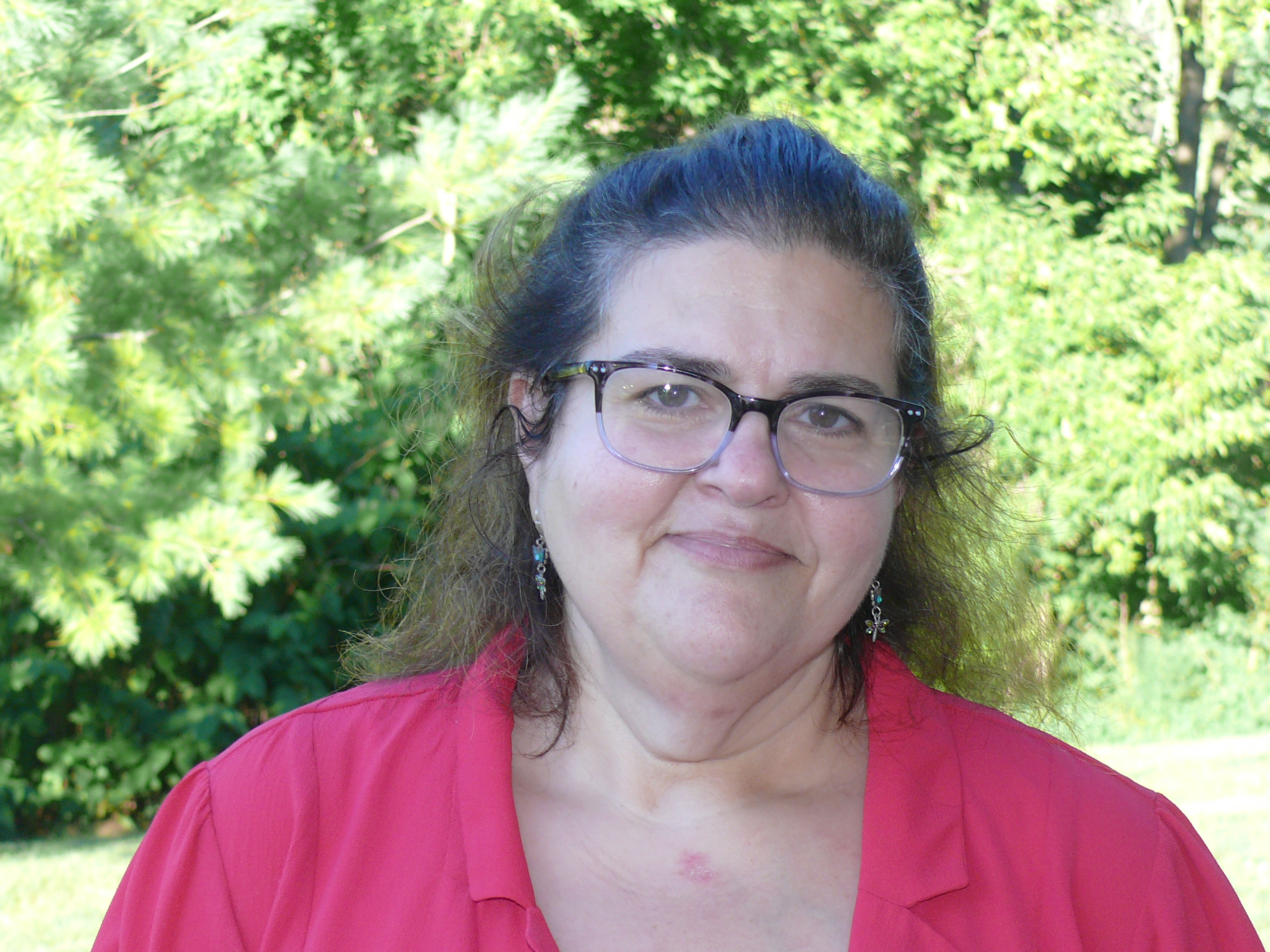 Deborah Napolitano outside