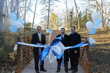 Footbridge Ribbon Cutting