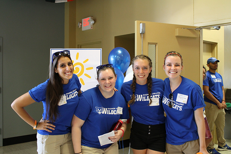 Daemen students at a past event