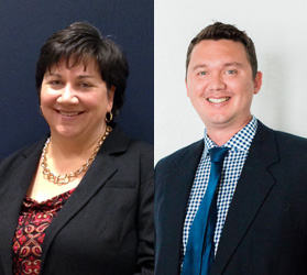 Julie Zulewski and Austin Brass