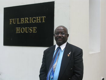 Dr. Joseph Sankoh by Fulbright House