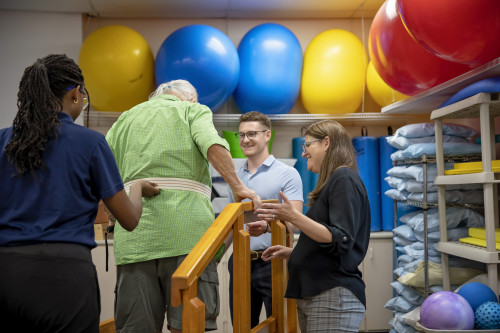 PT Students helping others