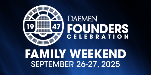 Daemen FOunders Celebration Family Weekend with Date Stamp