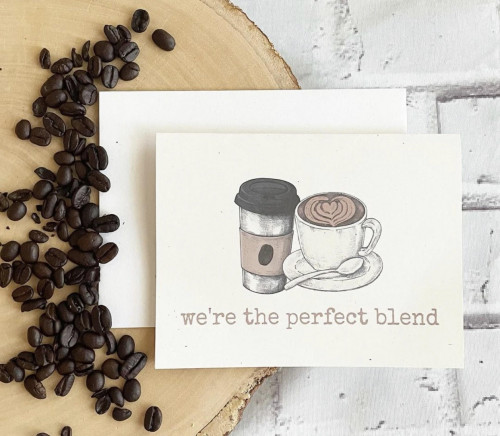 Notably Paper Company card, coffee image