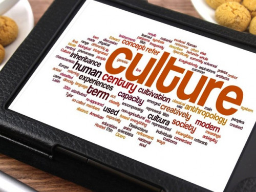 culture word collage