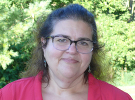 Deborah Napolitano outside