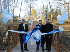 Footbridge Ribbon Cutting