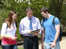 Professor and Students