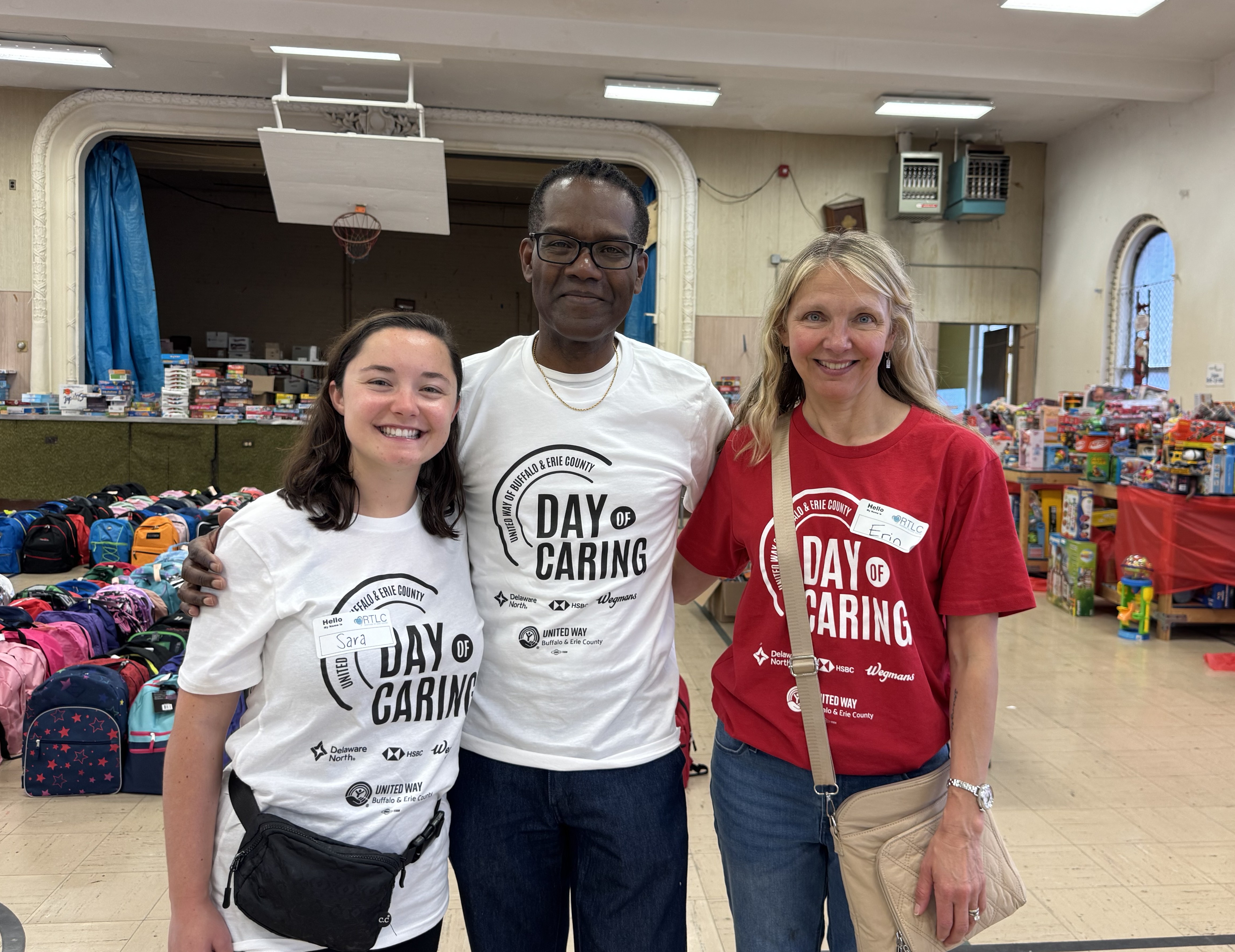 Career Services Staff Volunteering at United Way Day of Caring